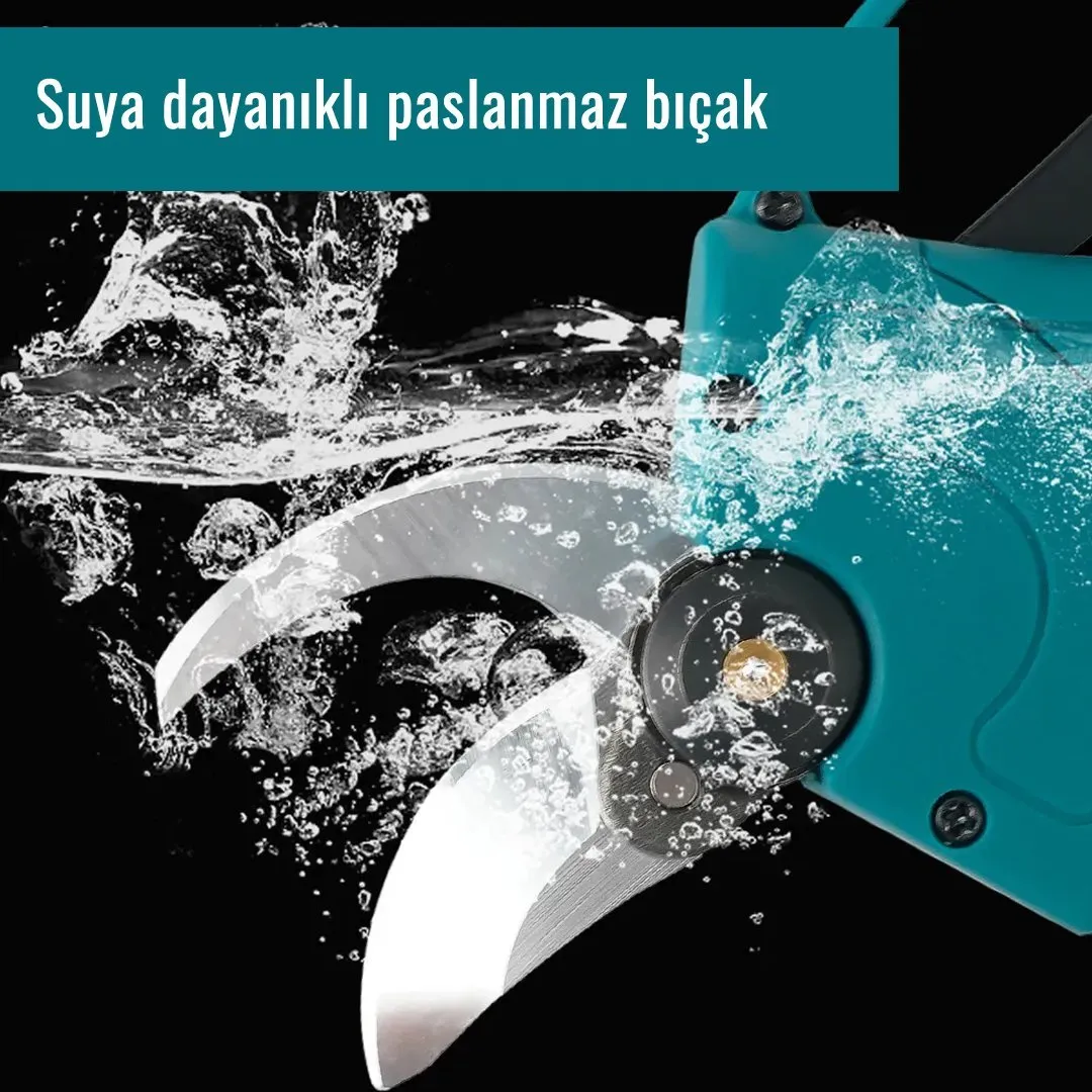 Profesyonel Akülü Dal Budama Makası