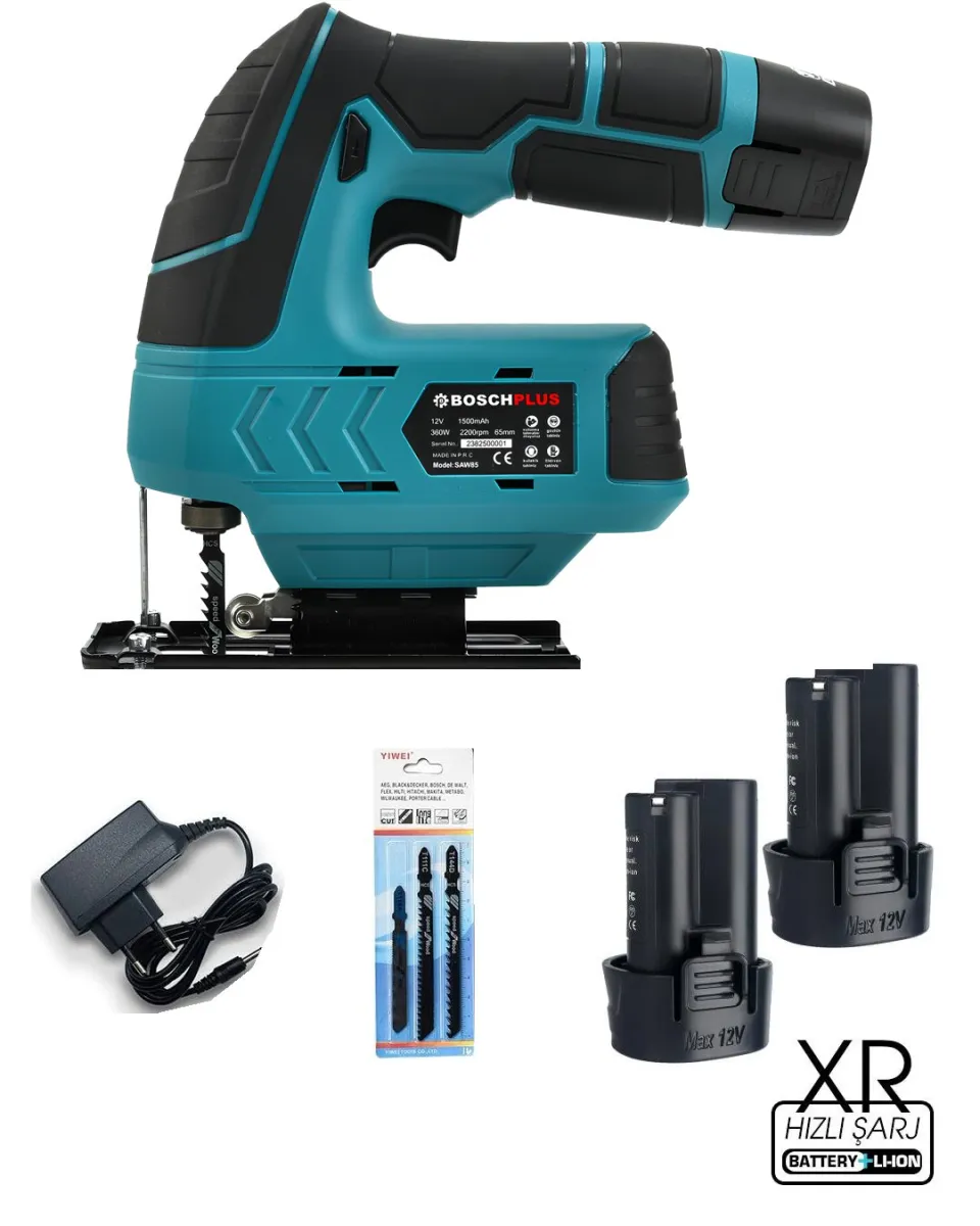 Şarjlı Dekupaj Testere Armut Batarya Tipli