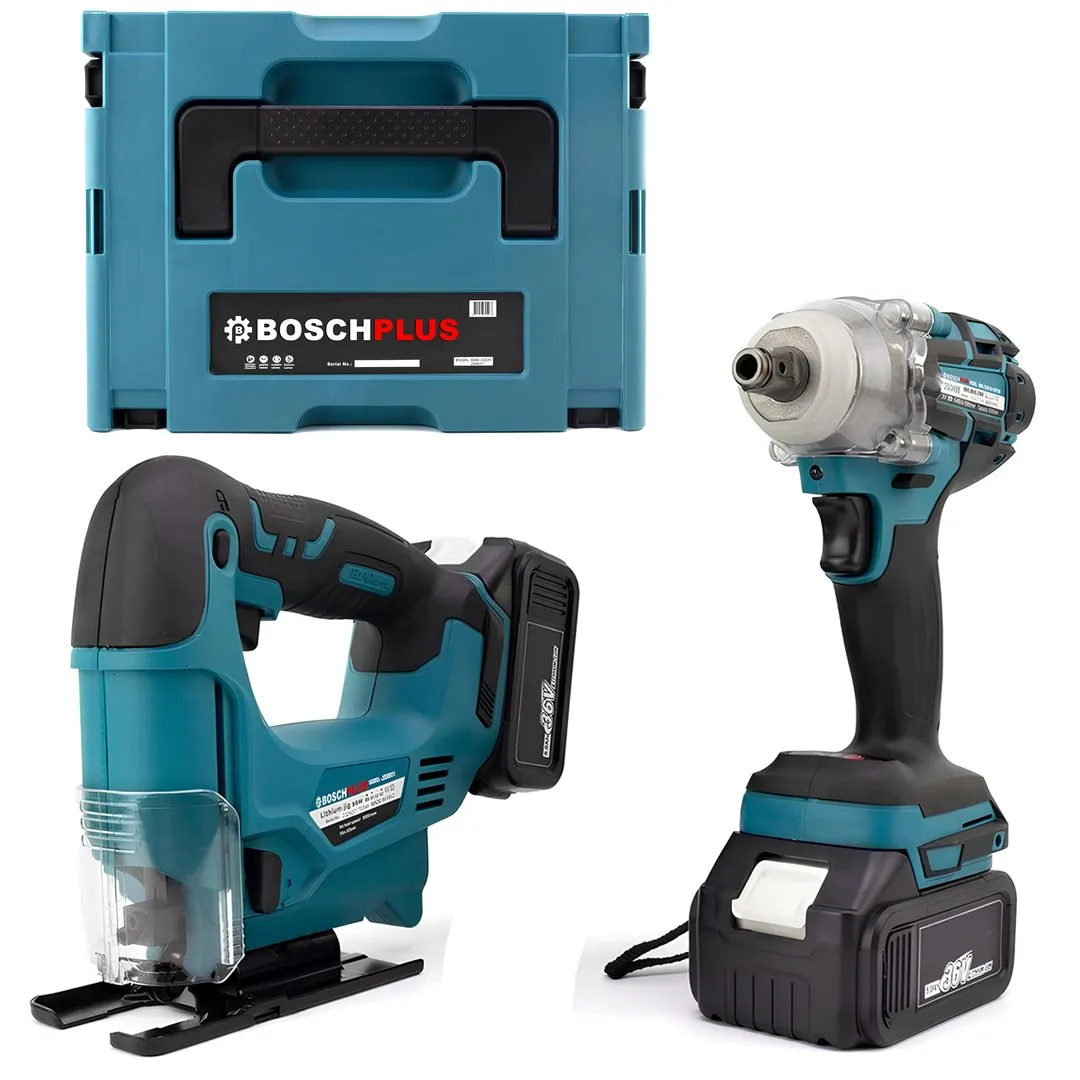 Akülü Kömürsüz 2li Set Ayarlanabilir Dekupaj Testere ve Somun Sıkma Sökme