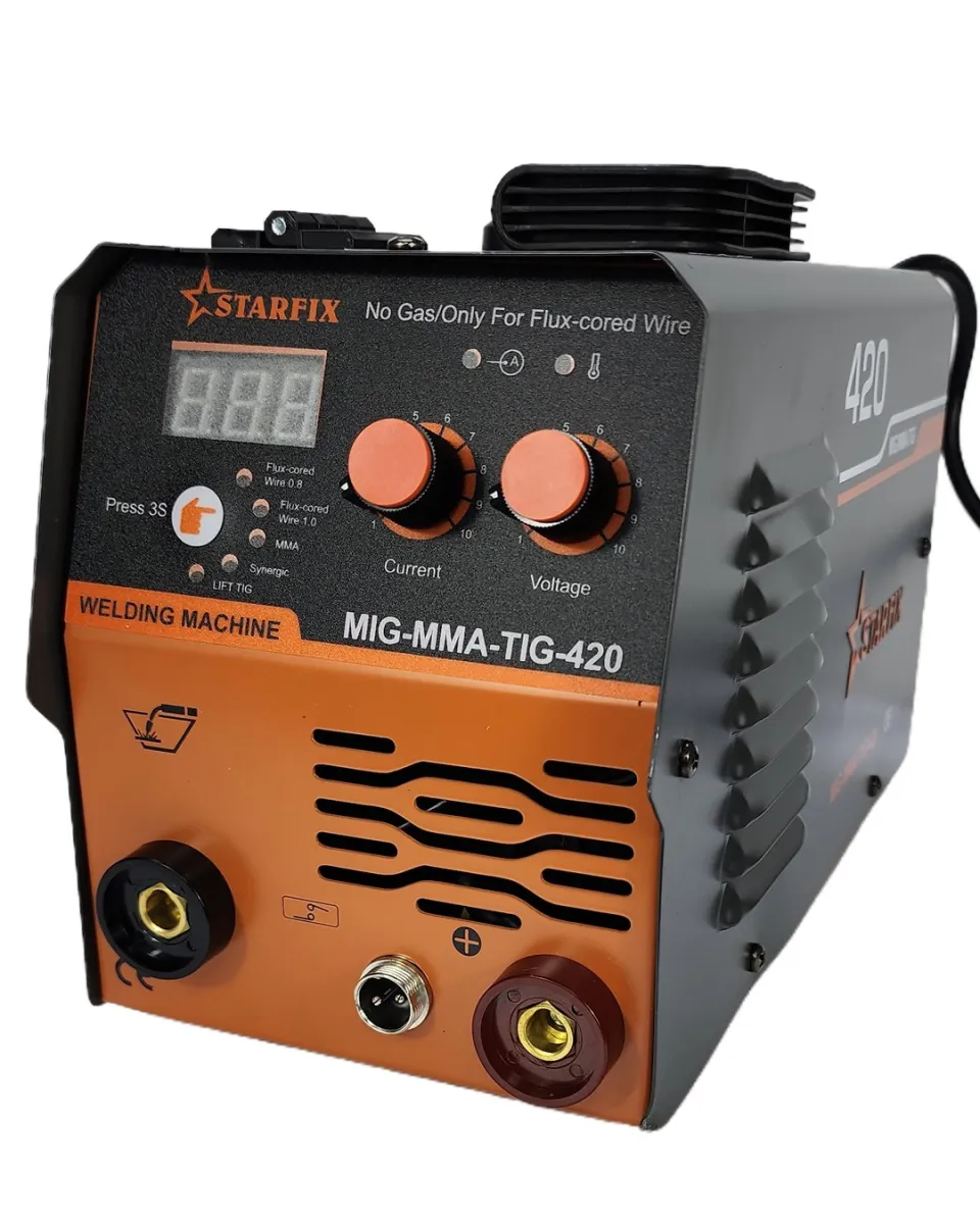 Starfix MIG MMA TIG 420 3 Fonksiyonlu Gazsız Gaz Altı Kaynak Makinesi