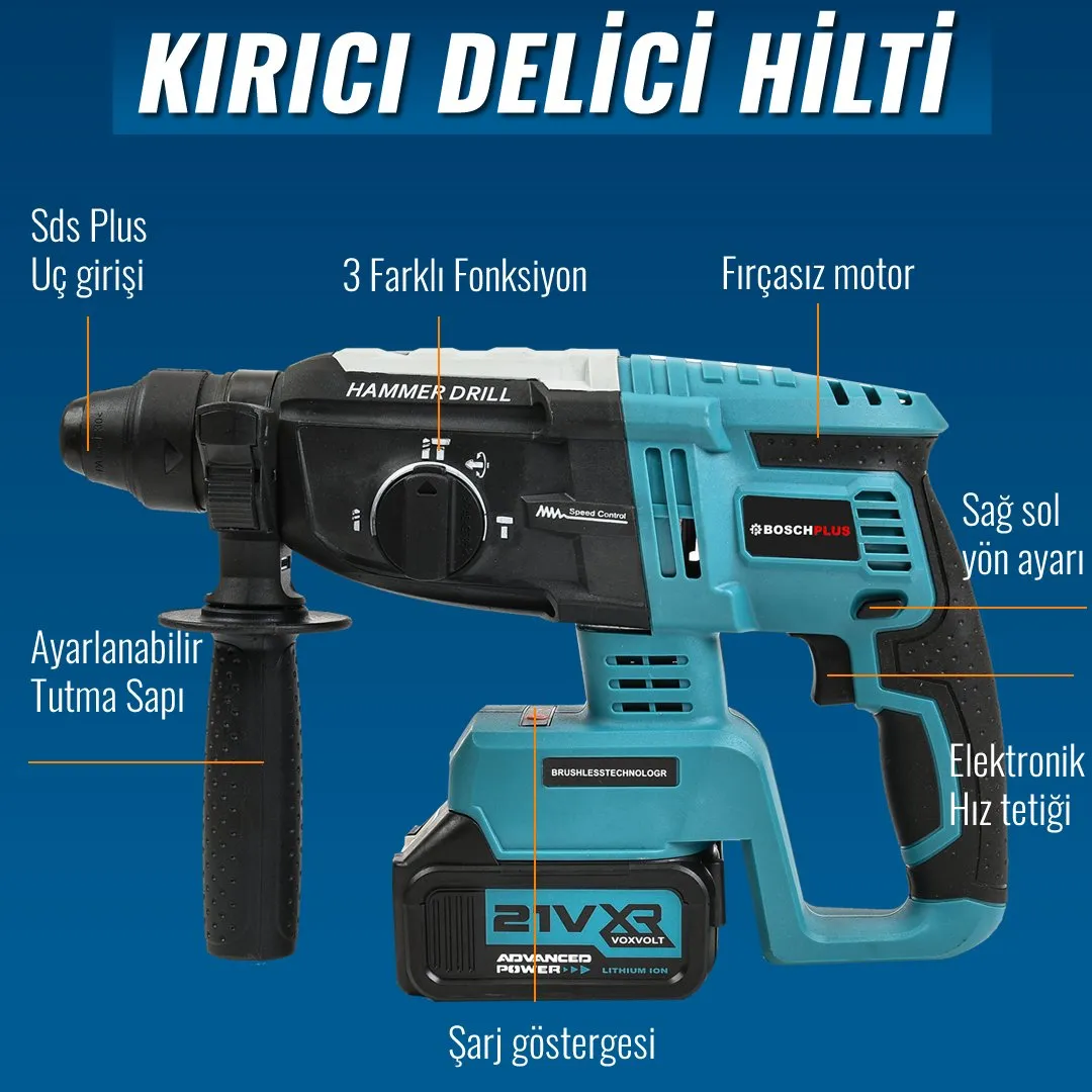 BoschPlus Akülü 6 lı Grup Set