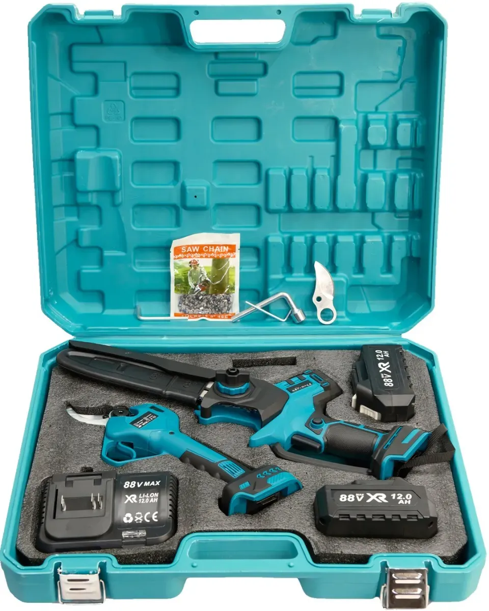 Profesyonel 2li Bahçe Set Dal Budama Makası ve Dal Budama Testeresi