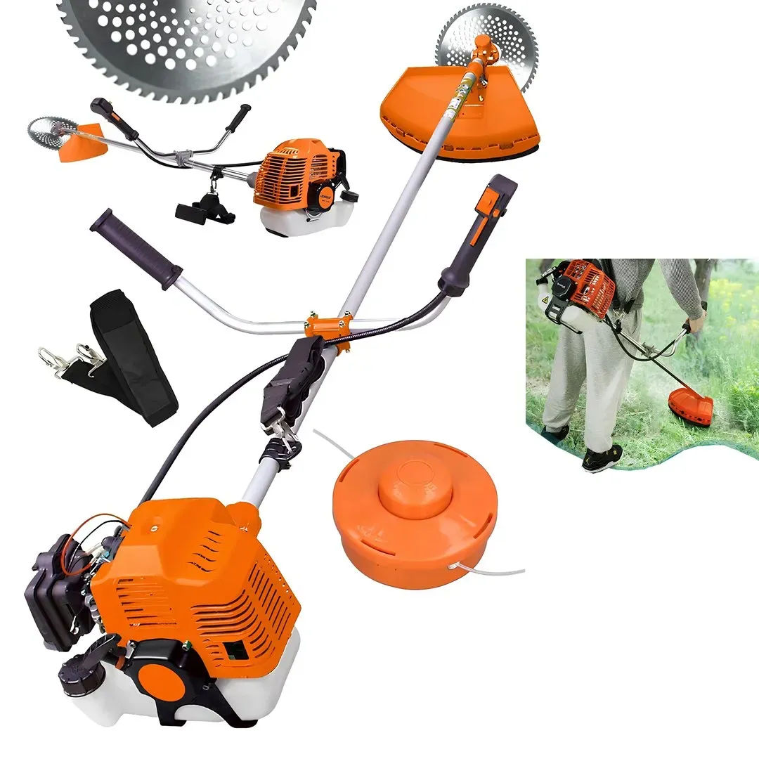 Yan Tipi Benzinli Ot Çalı Çim Biçme Tırpanı